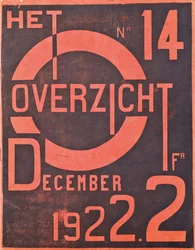 Titelbild der Dezemberausgabe 1922 der Zeitschrift "Het Overzicht", 1922