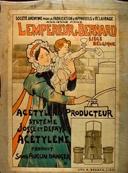 Acetylenbeleuchtung von Lempereur & Bernard