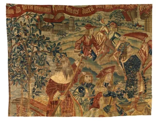 Wandteppich, Jason auf der Suche nach dem Goldenen Vlies, möglicherweise aus Tournai, ca. 1510