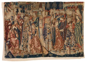 Wandteppich, Die Verlobung und die Hochzeit 