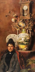 Vase mit Blumen
