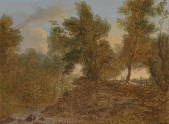 Eine Landschaft bei Wick, Gloucestershire, 