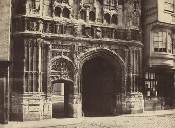 Christchurch Gateway, Canterbury, 1854, gedruckt 1857