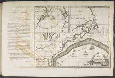 Eine Karte des Golfstroms, in 