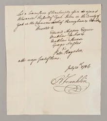 Konkurskommission, 20. Juli 1786