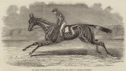 Der Gewinner der Newmarket July Stakes, Lord John Scotts BC Bruder zu Elthiron