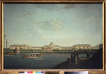 Der Taurische Palast von der Newa aus gesehen (Sankt Petersburg)