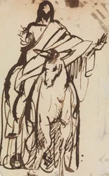 Studie für, Christi Einzug in Jerusalem