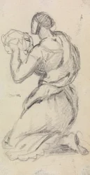 Studie für, Christi Einzug in Jerusalem