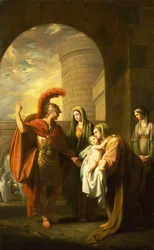 Hektor nimmt Abschied von Andromache