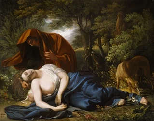 Der Tod von Procris, 1770, retuschiert 1803