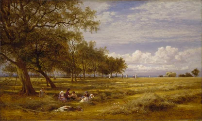 Ein englisches Heufeld, 1878
