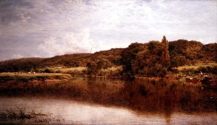 Flusslandschaft, Streatley an der Themse