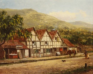 Die alte Schmiede, Great Malvern, 1871