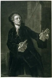 David Garrick (1717-79) als Hamlet
