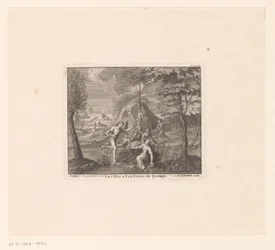 Opfer an Pan und die Verwandlung von Syrinx