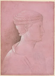 Büste einer Frau recto, ca. 1458
