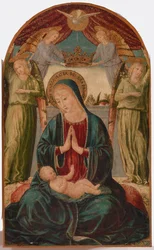Madonna und Kind mit Engeln