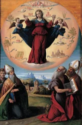 Madonna in Herrlichkeit und Heilige