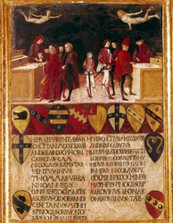 Allegorie der Staatsfinanzen in Kriegs- und Friedenszeiten