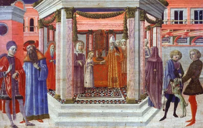 Darstellung Mariens im Tempel (Detail)