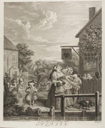 Abend, Platte drei aus Die vier Tageszeiten