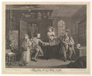 Marriage A-la-Mode, Platte III, April 1745