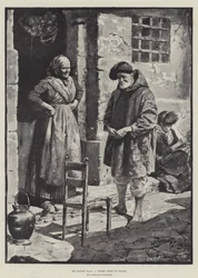 Seine bessere Hälfte, eine Straßenszene in Neapel