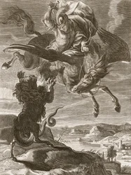 Bellerophon kämpft gegen die Chimäre, 1731