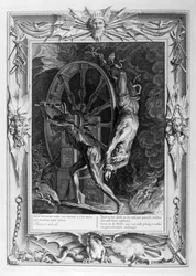 Ixion in der Unterwelt am Rad, 1733