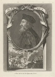 Porträt von John Hus, ca. 1720