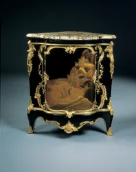 Ein Paar Louis XV Encoignures, ca. 1750