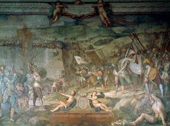 Schlacht von Bona zwischen Genuesen und Türken, 16. September