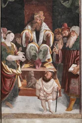 Detail des Martyriums der Heiligen Katharina