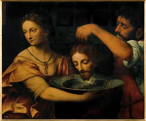 Salome erhält den Kopf von Johannes dem Täufer