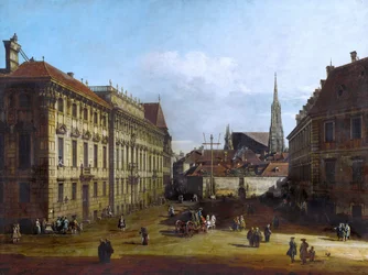 Der Lobkowitzplatz in Wien