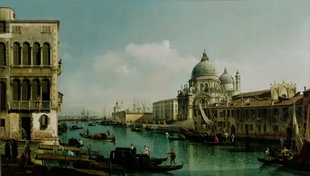 Blick auf den Canal Grande und die Punta della Dogana, ca. 1743