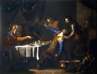 Der Mord an Amnon durch seinen Bruder Absalom
