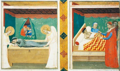 Predella des Sacra Cintola (Heiliger Gürtel) (Detail)