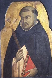 St. Dominikus, ursprünglich ein Seitenpanel eines Polyptychons, c.1340