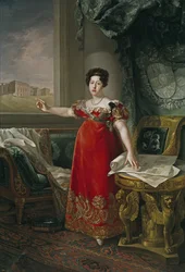 Maria Isabel von Portugal (1797-1818) vor dem Prado-Museum