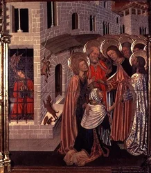 Die Heilung des Besessenen, Predella-Panel vom Altarbild der Verklärung