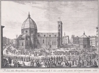 Ansicht der Stadt Florenz, Tafel XXI, aus 