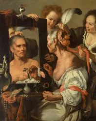 Allegorie der Vergänglichkeit (Alte Kokette)