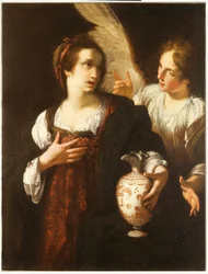 Hagar und der Engel, kurz nach 1630