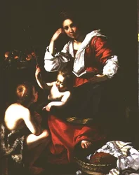 Madonna und Kind mit dem kleinen Johannes dem Täufer