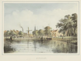 Ansicht der Vlotbrug in Alkmaar