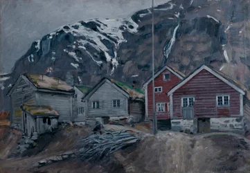 Alte Häuser in Hyen
