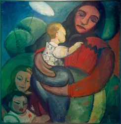 Mutter mit Kindern