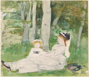 Am Waldrand (Edma und Jeanne)